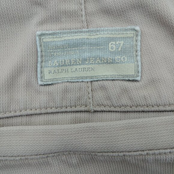 Vintage Lauren Jeans Co. Light tan soft 100% cotton jeans pants straight… - Picture 5 of 13